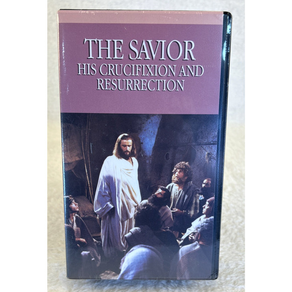 The Savior His Crucifixion & Resurrection Luke 18 - 24 VHS Tape 1986 NEW SEALED - Picture 2 of 7